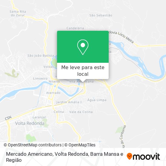 Mercado Americano mapa