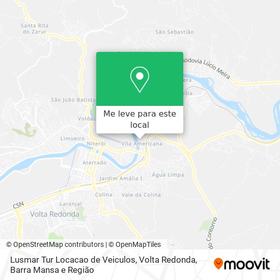 Lusmar Tur Locacao de Veiculos mapa