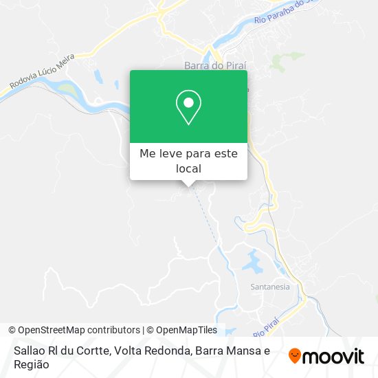 Sallao Rl du Cortte mapa