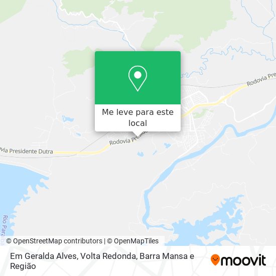 Em Geralda Alves mapa