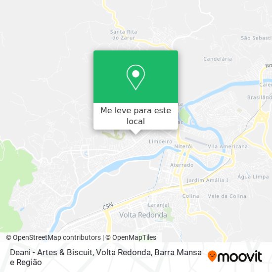 Deani - Artes & Biscuit mapa