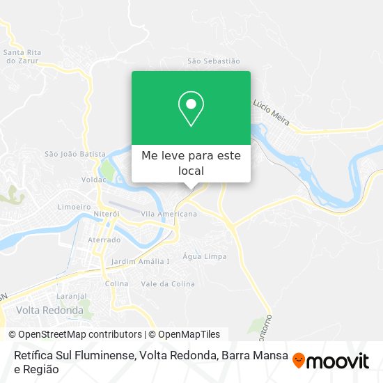 Retífica Sul Fluminense mapa