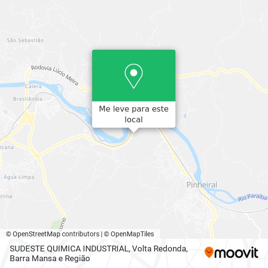 SUDESTE QUIMICA INDUSTRIAL mapa