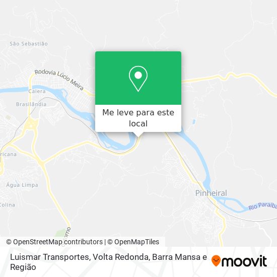 Luismar Transportes mapa