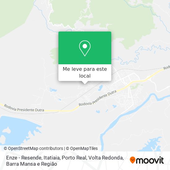 Enze - Resende, Itatiaia, Porto Real mapa