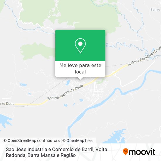 Sao Jose Industria e Comercio de Barril mapa