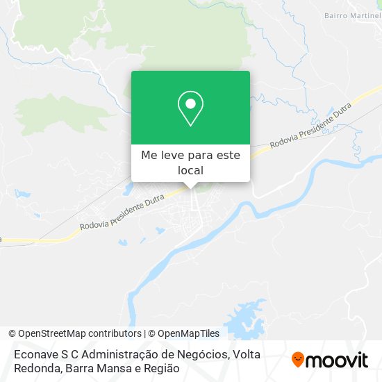 Econave S C Administração de Negócios mapa