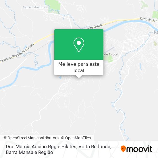 Dra. Márcia Aquino Rpg e Pilates mapa