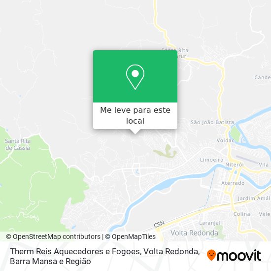 Therm Reis Aquecedores e Fogoes mapa