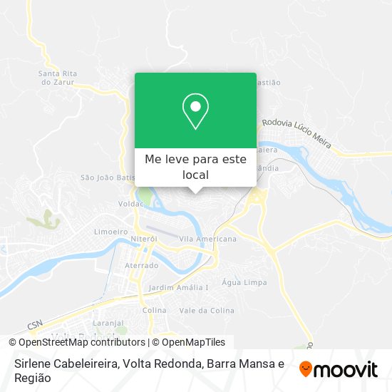 Sirlene Cabeleireira mapa