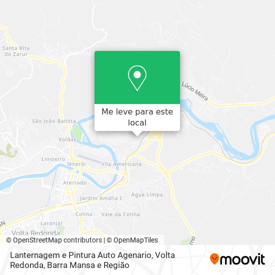 Lanternagem e Pintura Auto Agenario mapa