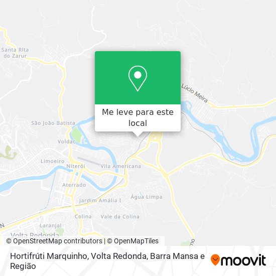 Hortifrúti Marquinho mapa