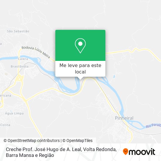 Creche Prof. José Hugo de A. Leal mapa