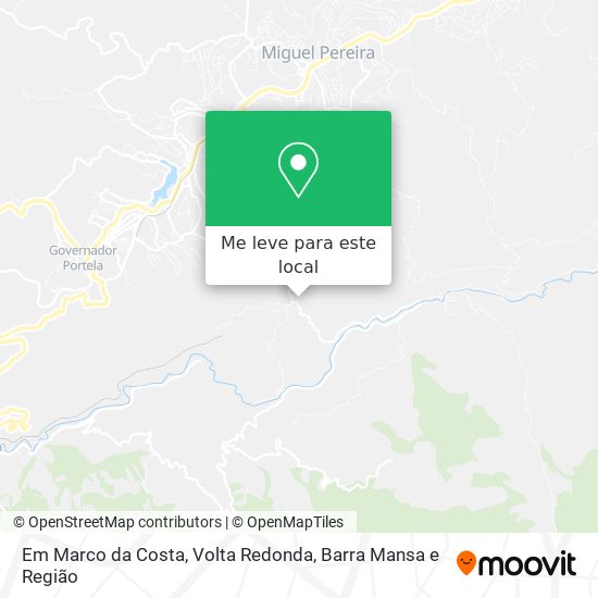 Em Marco da Costa mapa
