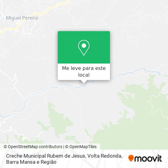 Creche Municipal Rubem de Jesus mapa