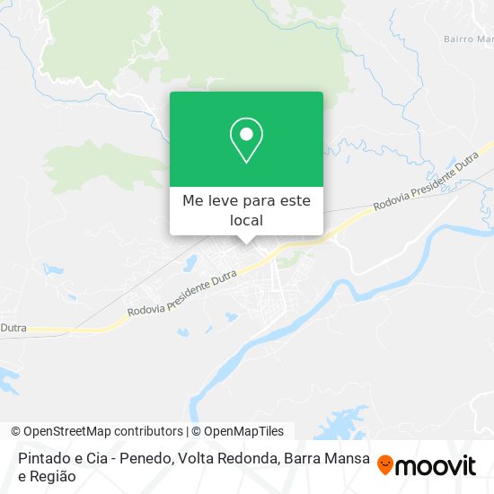 Pintado e Cia - Penedo mapa