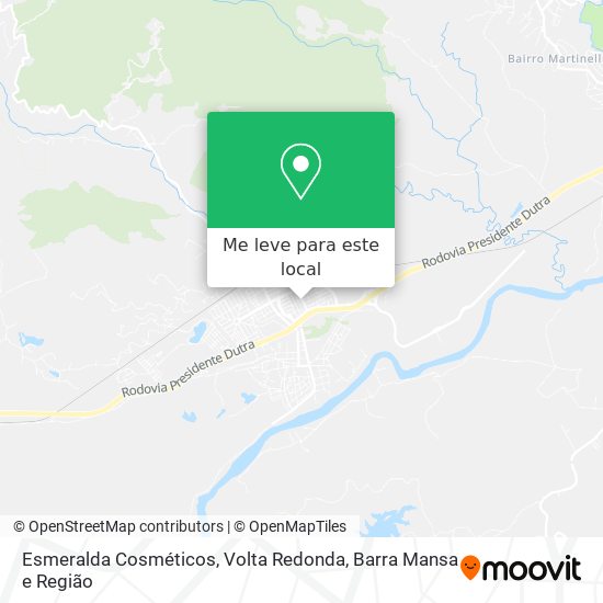 Esmeralda Cosméticos mapa