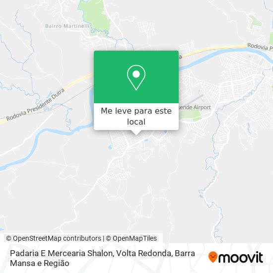 Padaria E Mercearia Shalon mapa