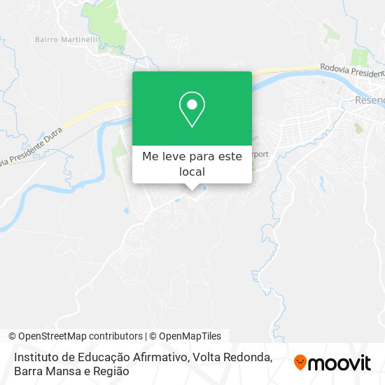 Instituto de Educação Afirmativo mapa