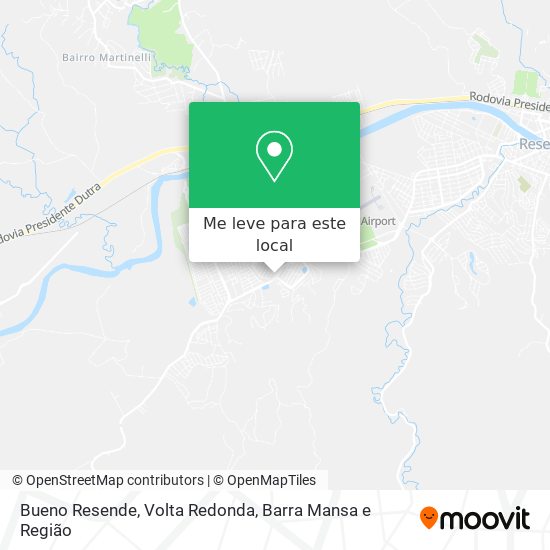 Bueno Resende mapa