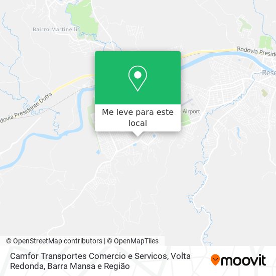 Camfor Transportes Comercio e Servicos mapa