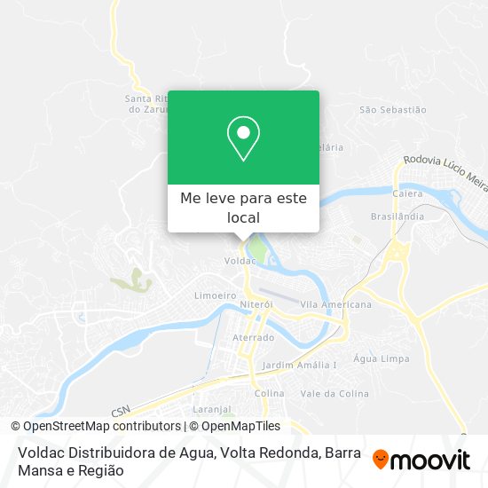 Voldac Distribuidora de Agua mapa