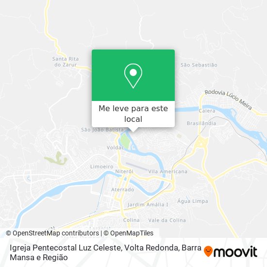 Igreja Pentecostal Luz Celeste mapa