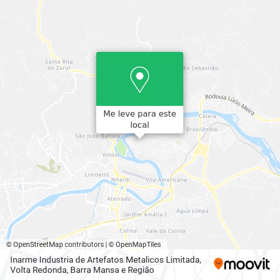 Inarme Industria de Artefatos Metalicos Limitada mapa