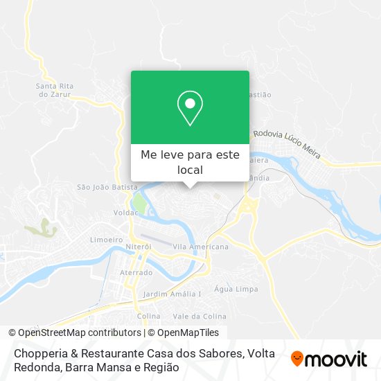 Chopperia & Restaurante Casa dos Sabores mapa