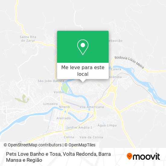 Pets Love Banho e Tosa mapa