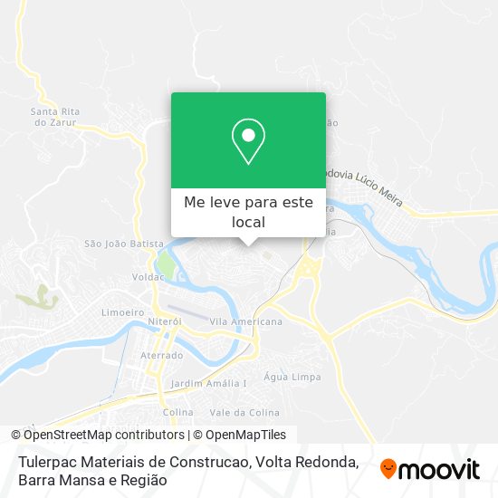 Tulerpac Materiais de Construcao mapa