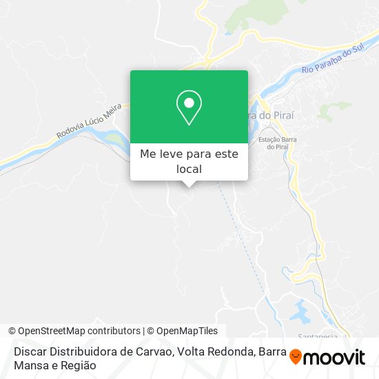 Discar Distribuidora de Carvao mapa