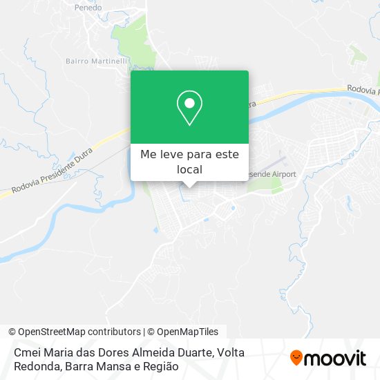 Cmei Maria das Dores Almeida Duarte mapa