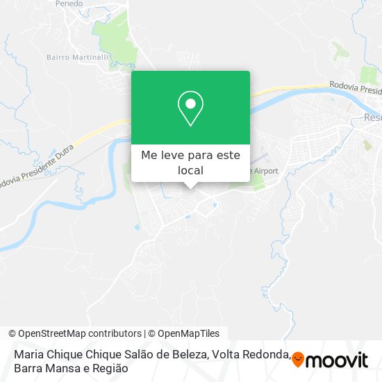 Maria Chique Chique Salão de Beleza mapa