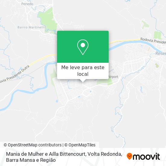 Mania de Mulher e Aílla Bittencourt mapa