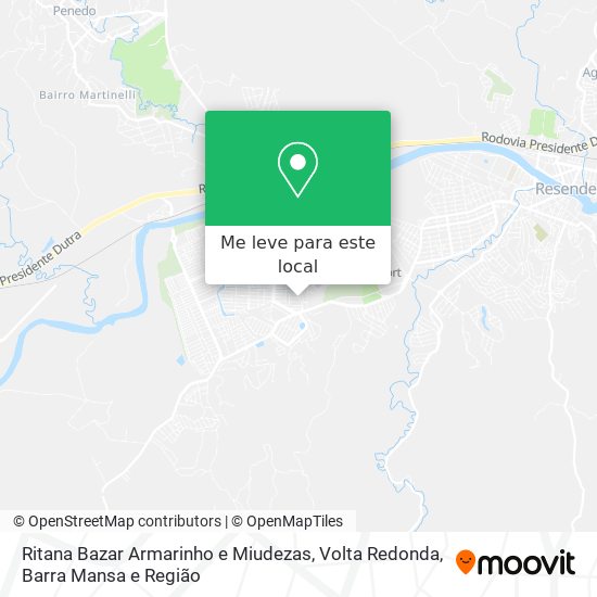 Ritana Bazar Armarinho e Miudezas mapa