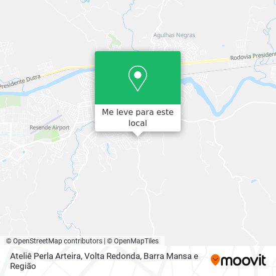 Ateliê Perla Arteira mapa