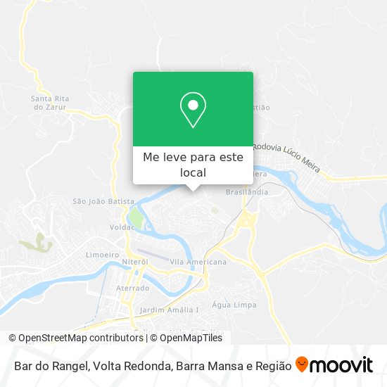 Bar do Rangel mapa