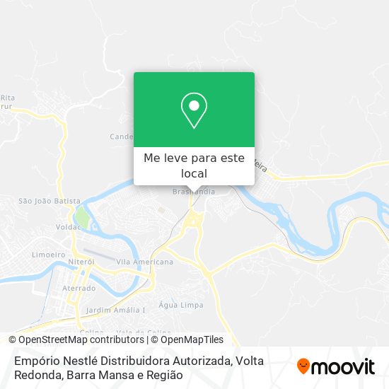 Empório Nestlé Distribuidora Autorizada mapa