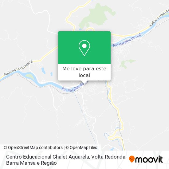 Centro Educacional Chalet Aquarela mapa