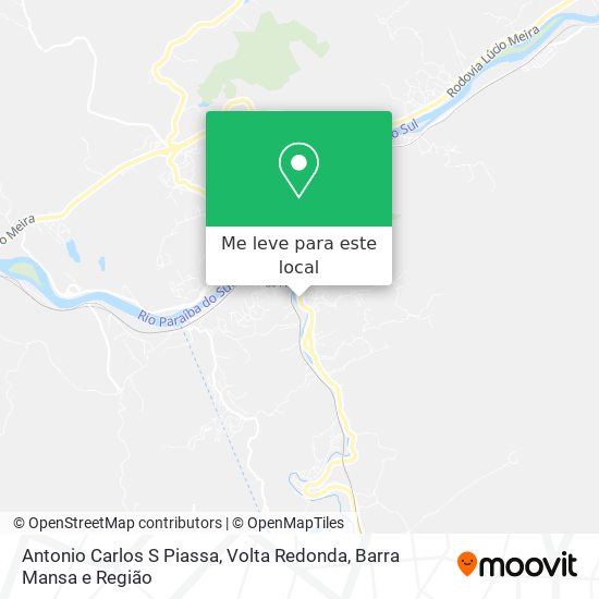 Antonio Carlos S Piassa mapa