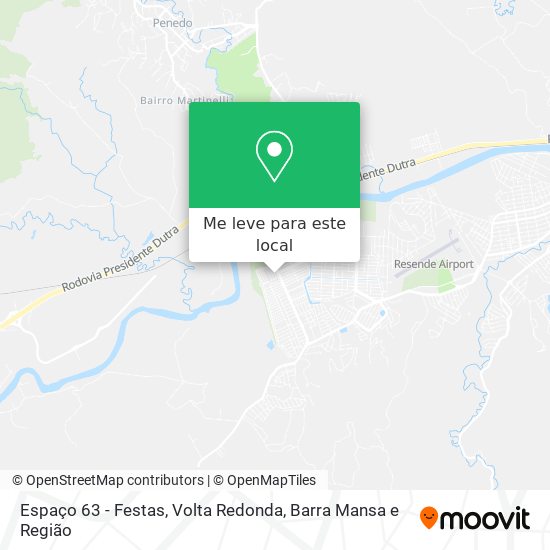 Espaço 63 - Festas mapa
