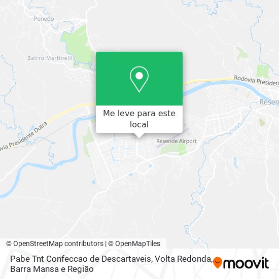 Pabe Tnt Confeccao de Descartaveis mapa