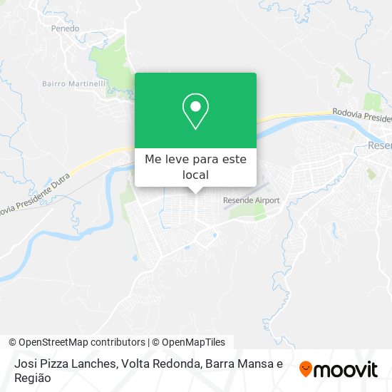Josi Pizza Lanches mapa