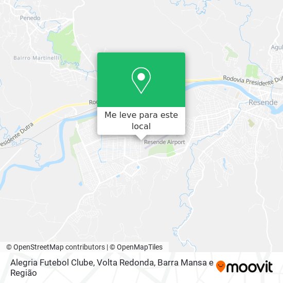 Alegria Futebol Clube mapa