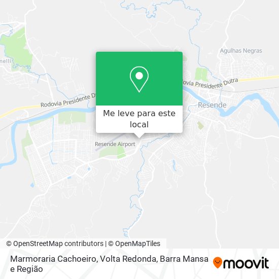 Marmoraria Cachoeiro mapa