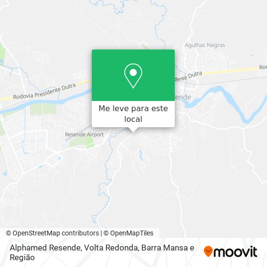 Alphamed Resende mapa