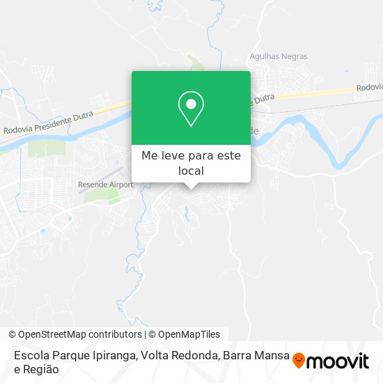 Escola Parque Ipiranga mapa