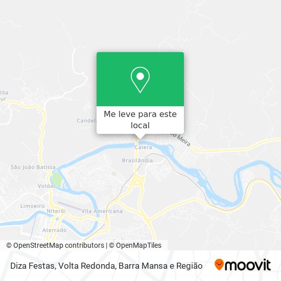 Diza Festas mapa