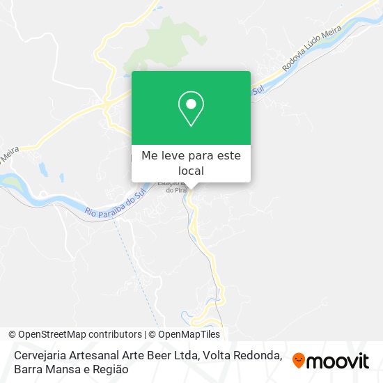 Cervejaria Artesanal Arte Beer Ltda mapa